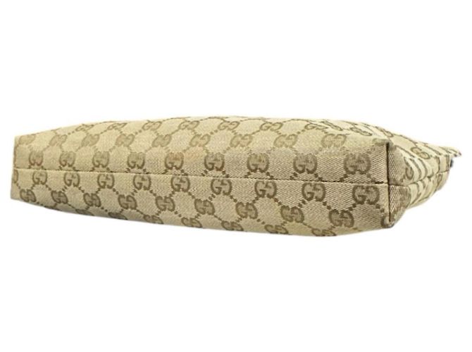 Borsa a Spalla Gucci GG Canvas Beige - vista 6
