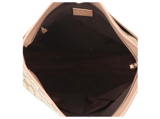 Borsa a Spalla Gucci GG Canvas Beige - vista 7