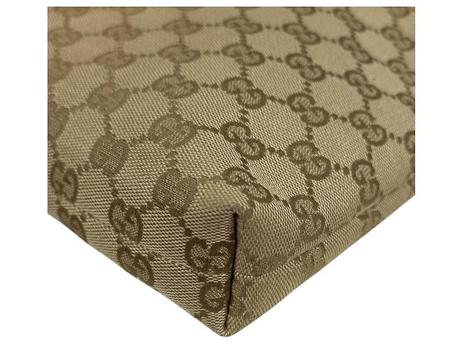 Borsa a Spalla Gucci GG Canvas Beige - vista 8
