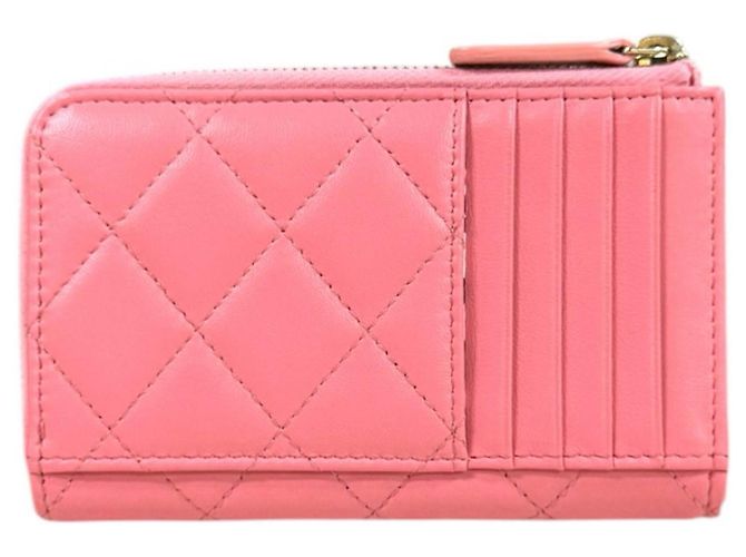 Monedero Matelassé Chanel Rosa - vista 2