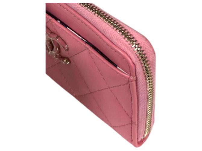Monedero Matelassé Chanel Rosa - vista 8