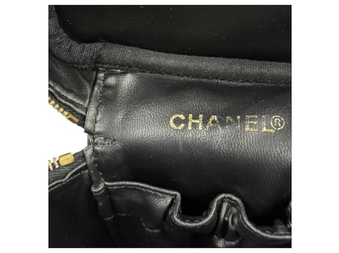 Chanel Vertical Vanity Case Handtasche Schwarz - Ansicht 11