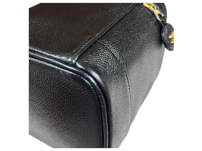 Chanel Vertical Vanity Case Handtasche Schwarz - Ansicht 14