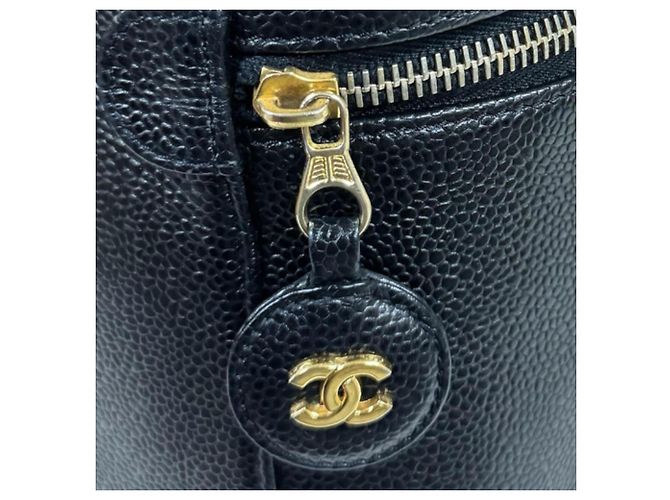 Chanel Vertical Vanity Case Handtasche Schwarz - Ansicht 17