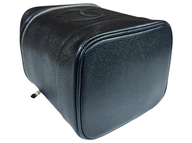 Chanel Vertical Vanity Case Handtasche Schwarz - Ansicht 6