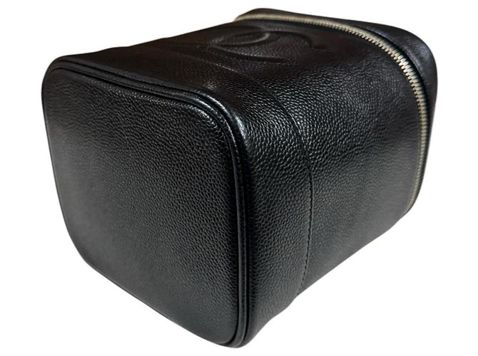 Chanel Vertical Vanity Case Handtasche Schwarz - Ansicht 7
