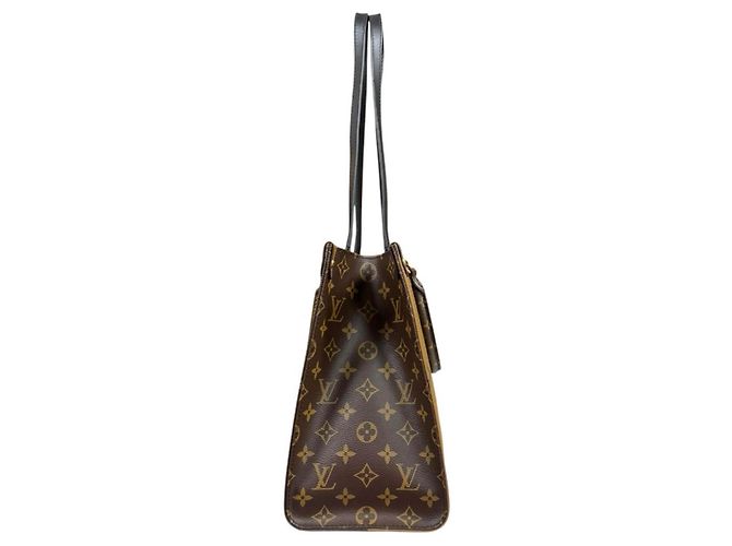 Borsa Tote Louis Vuitton OnTheGo MM Monogram Giant Marrone - vista 5