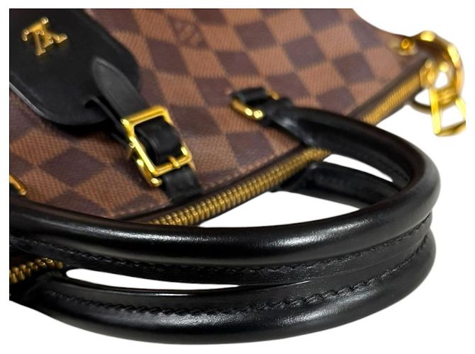 Borsa a Spalla Louis Vuitton Odeon Tote MM Damier Marrone - vista 13