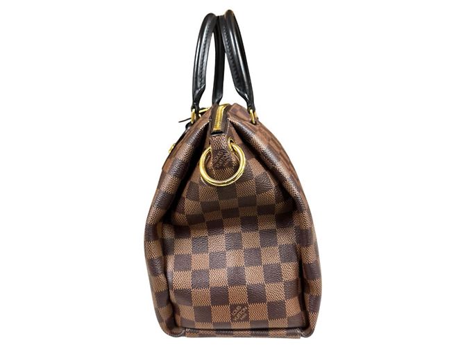Borsa a Spalla Louis Vuitton Odeon Tote MM Damier Marrone - vista 5