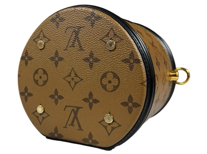 Borsa a tracolla Louis Vuitton Cannes Monogram Reverse Marrone - vista 6