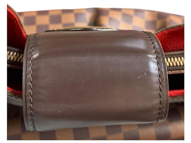 Borsa a tracolla Louis Vuitton Sistina GM Damier Marrone - vista 13