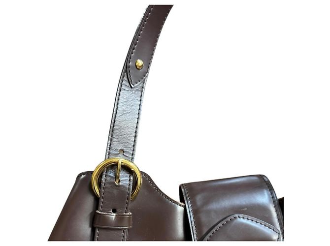 Borsa a tracolla Louis Vuitton Sistina GM Damier Marrone - vista 16
