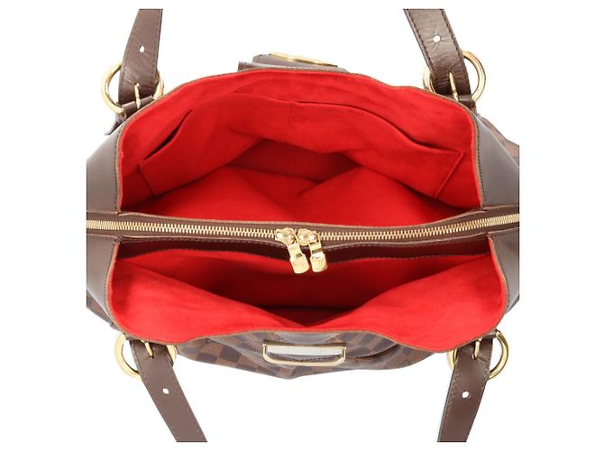 Borsa a tracolla Louis Vuitton Sistina GM Damier Marrone - vista 7