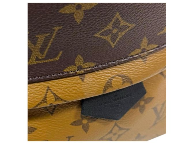 Zaino Louis Vuitton Palm Springs PM Monogram Reverse Marrone - vista 10