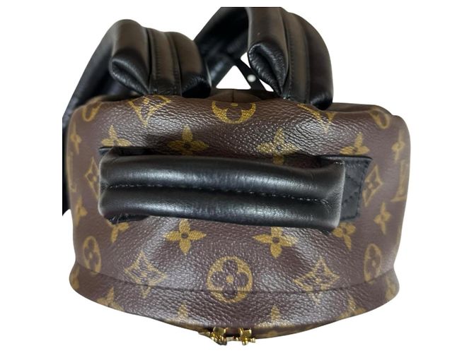 Zaino Louis Vuitton Palm Springs PM Monogram Reverse Marrone - vista 11
