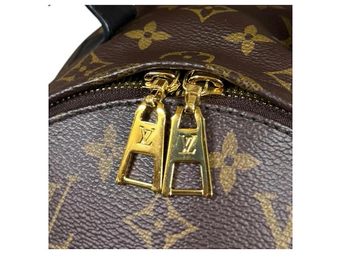 Zaino Louis Vuitton Palm Springs PM Monogram Reverse Marrone - vista 14