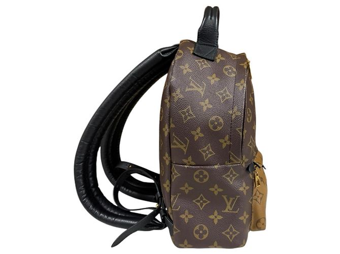Zaino Louis Vuitton Palm Springs PM Monogram Reverse Marrone - vista 4