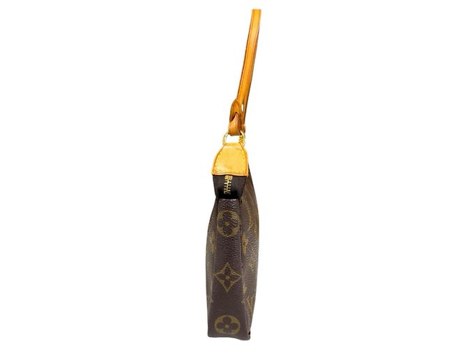 Borsa Louis Vuitton Pochette Accessoires Marrone - vista 5