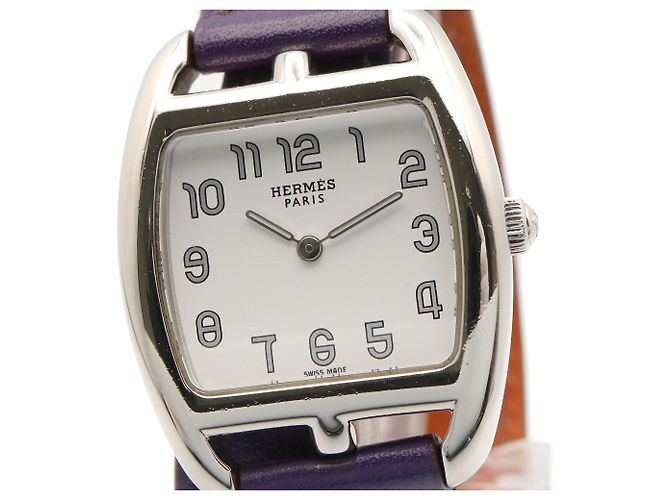 Hermès Hermes Cape Cod Tonneau Double Tour Uhr - Ansicht 3