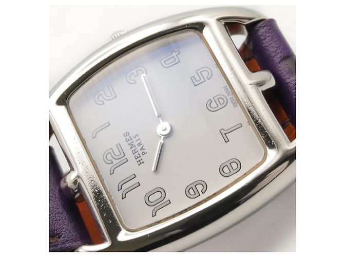Hermès Hermes Cape Cod Tonneau Double Tour Uhr - Ansicht 9