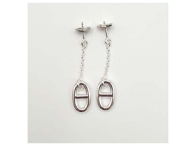 Hermès Orecchini a catena in argento, Farandole, MM - vista 2