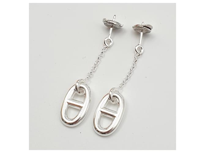 Hermès Orecchini a catena in argento, Farandole, MM - vista 3