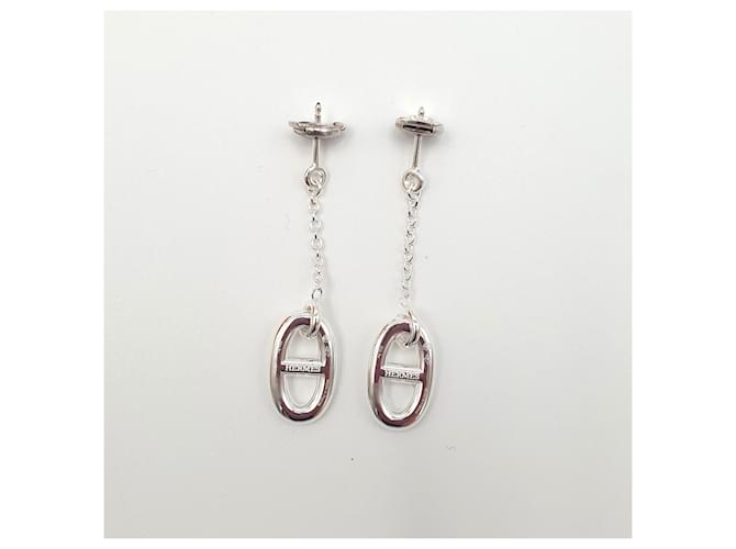 Hermès Orecchini a catena in argento, Farandole, MM - vista 5
