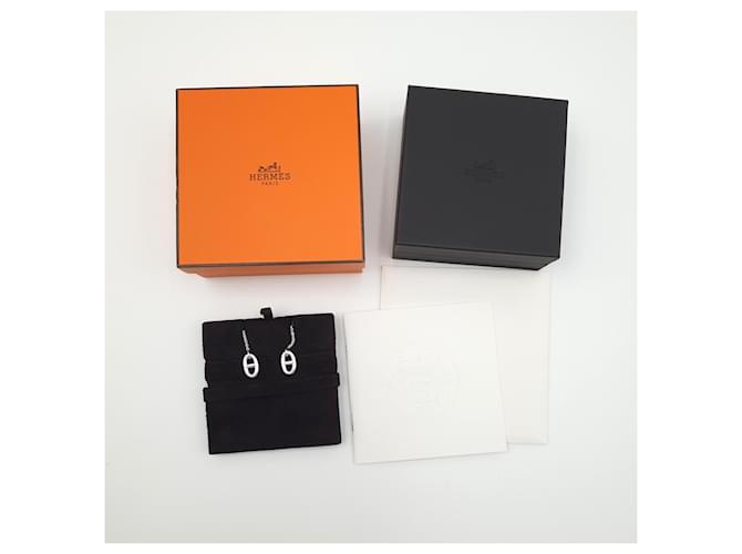 Hermès Orecchini a catena in argento, Farandole, MM - vista 7