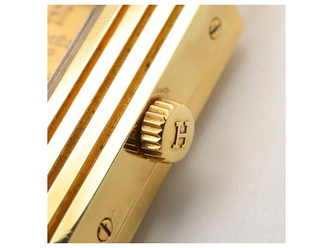 Reloj Hermès Kelly Oro Chapado Correa de Cuero - vista 5