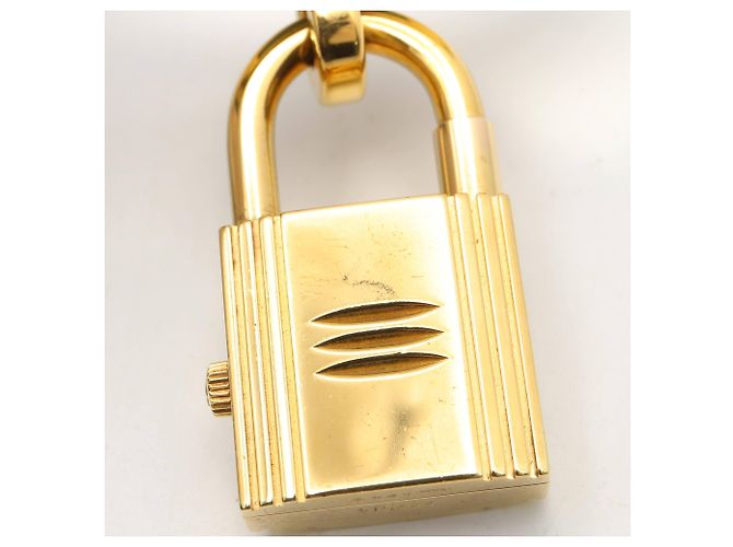 Reloj Hermès Kelly Oro Chapado Correa de Cuero - vista 7