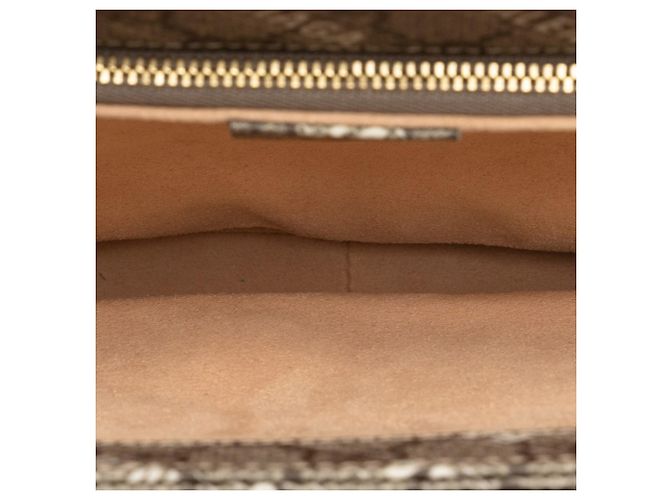 Borsa a Spalla Gucci x Balenciaga Horsebit Beige - vista 5