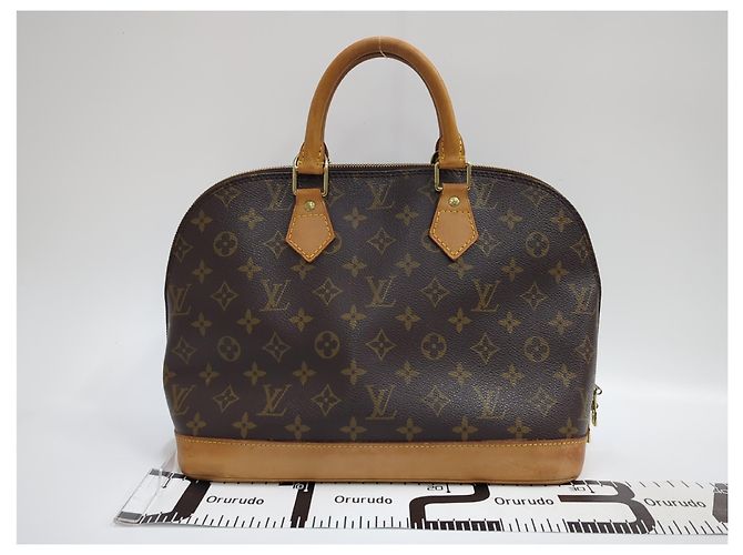 Borsa Louis Vuitton Alma Monogram Canvas PM Marrone - vista 2