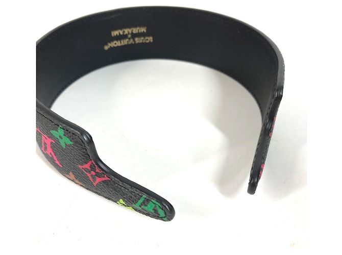 Cerchietto Louis Vuitton Monogram Multicolor Nero - vista 3