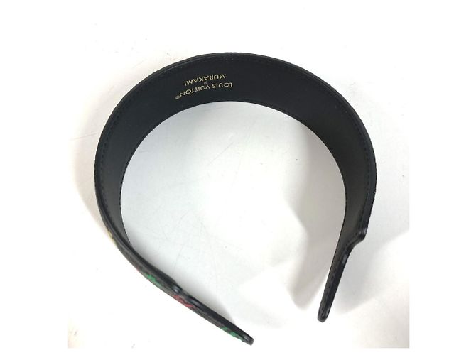 Cerchietto Louis Vuitton Monogram Multicolor Nero - vista 4