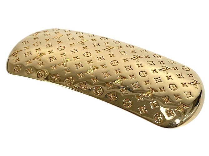 Accessorio per capelli Barrette in metallo dorato Louis Vuitton D'oro - vista 2