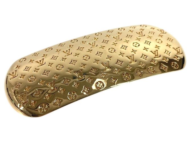 Accessorio per capelli Barrette in metallo dorato Louis Vuitton D'oro - vista 3
