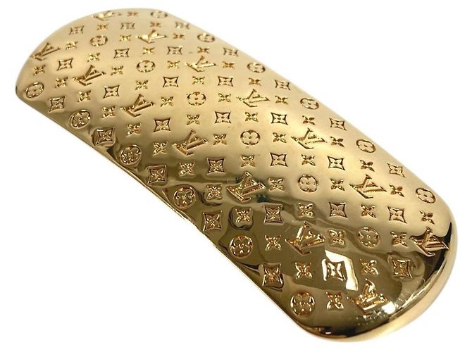 Accessorio per capelli Barrette in metallo dorato Louis Vuitton D'oro - vista 4