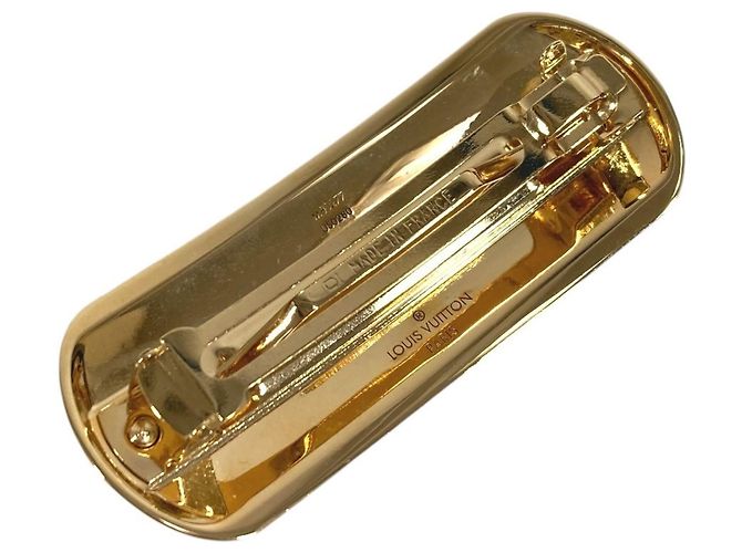 Accessorio per capelli Barrette in metallo dorato Louis Vuitton D'oro - vista 5