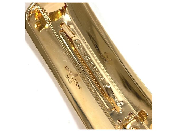 Accessorio per capelli Barrette in metallo dorato Louis Vuitton D'oro - vista 6