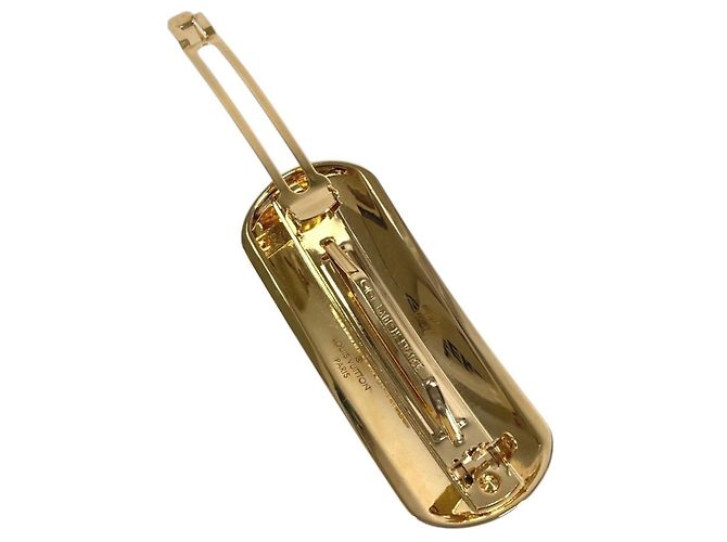 Accessorio per capelli Barrette in metallo dorato Louis Vuitton D'oro - vista 7