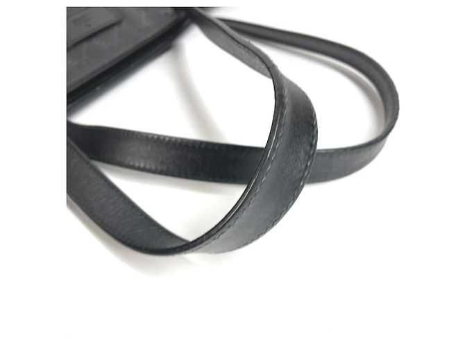Borsa a tracolla tote Gucci GG Imprimé Black Nero - vista 10