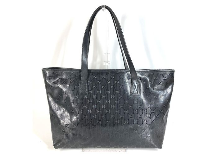 Borsa a tracolla tote Gucci GG Imprimé Black Nero - vista 2