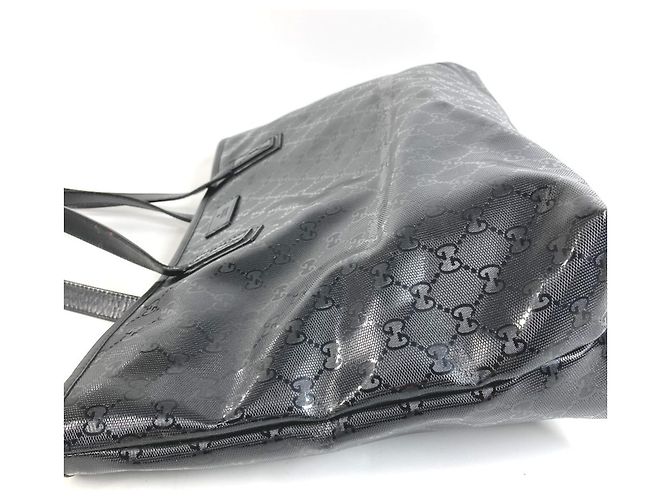 Borsa a tracolla tote Gucci GG Imprimé Black Nero - vista 3