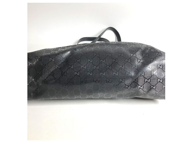 Borsa a tracolla tote Gucci GG Imprimé Black Nero - vista 6