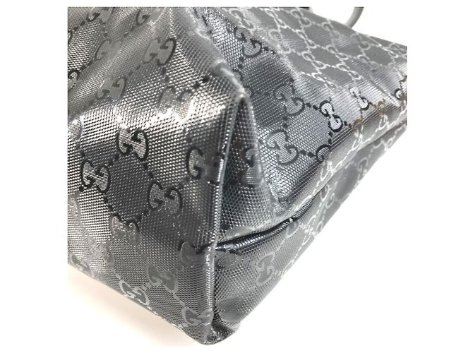 Borsa a tracolla tote Gucci GG Imprimé Black Nero - vista 7