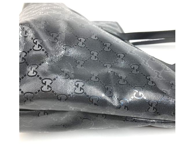 Borsa a tracolla tote Gucci GG Imprimé Black Nero - vista 8
