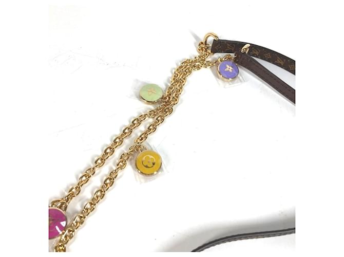 Dragon Louis Vuitton Monogram Phone Strap Marrone Multicolore - vista 3