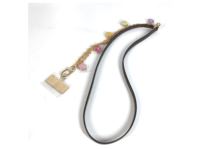 Dragon Louis Vuitton Monogram Phone Strap Marrone Multicolore - vista 5