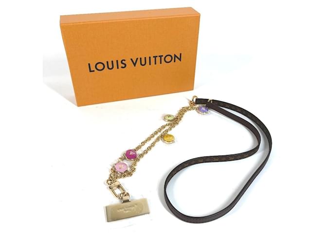 Dragon Louis Vuitton Monogram Phone Strap Marrone Multicolore - vista 7
