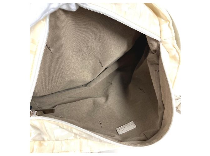 Fendi Zucca FF Logo Gürteltasche Weiß - Ansicht 13